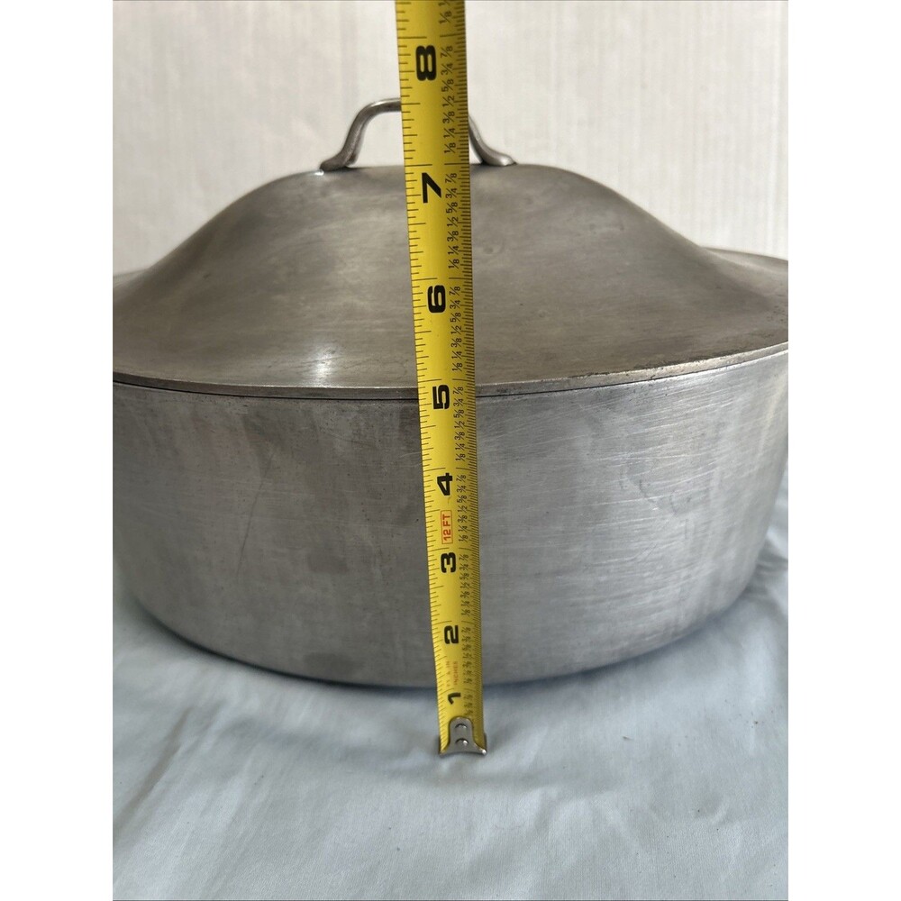 Vintage Master Maid Cast Aluminum Oval Dutch Oven Roaster w/Lid Made In USA - Picture 6 of 11